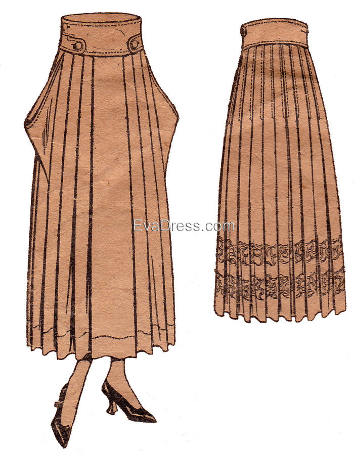 1917 Plaited Skirt Sk10-7339