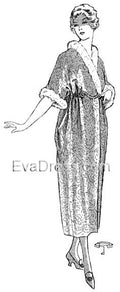 1920 Peignoir Kimono NL20-1920, 32" to 54" bust