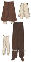 1934 Wide-Leg Trousers and Knickers T30-1141
