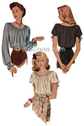 1943 Peasant Blouses B40-5456