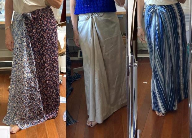 1945 Side-Tie Skirt Sk40-5590