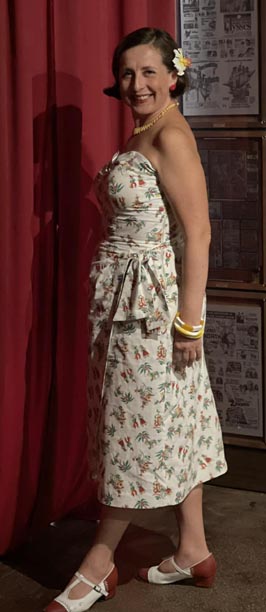1950's Sarong & Bolero D50-6056