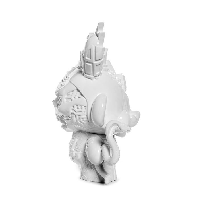 8-inch Tristan Eaton Dunny art figure in Shock White edition, featuring a sculpted still life design for the 20th Anniversary.