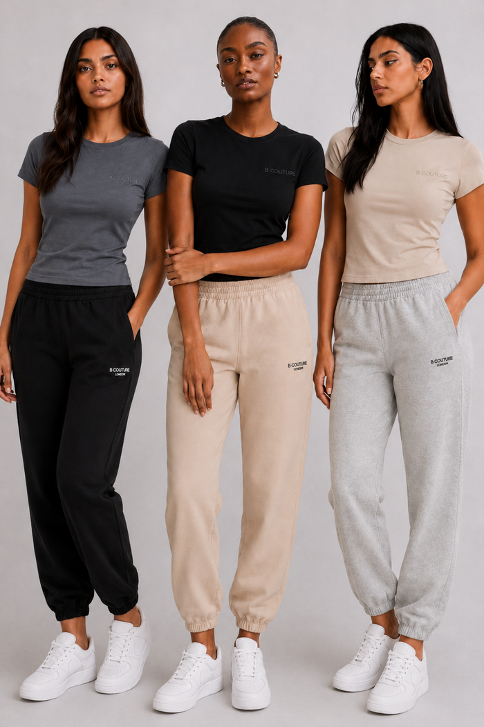 3-Pack Joggers & Fitted T-Shirts - Mono
