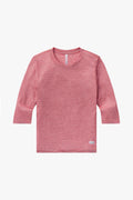 3/4 SLEEVE TOP IN LYCHEE