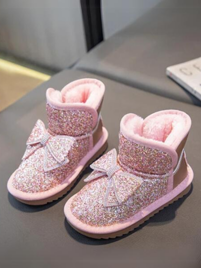 Mia Belle Girls Glitter Snow Boots | Shoes By Liv & Mia