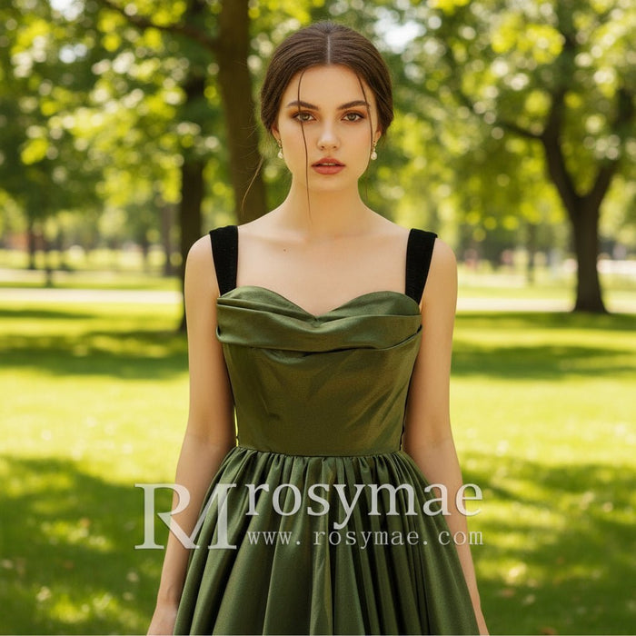 Above the Knee Wedding Dress Party Gown with Tank Strapy - Rosymae