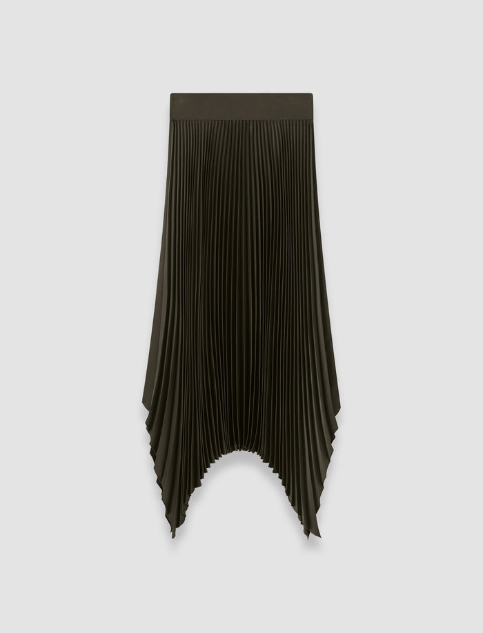 Ade Knit Weave Plissé Skirt