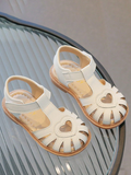 Adorable Girls Heart-Cutout Sandals By Liv and Mia Mia Belle Girls