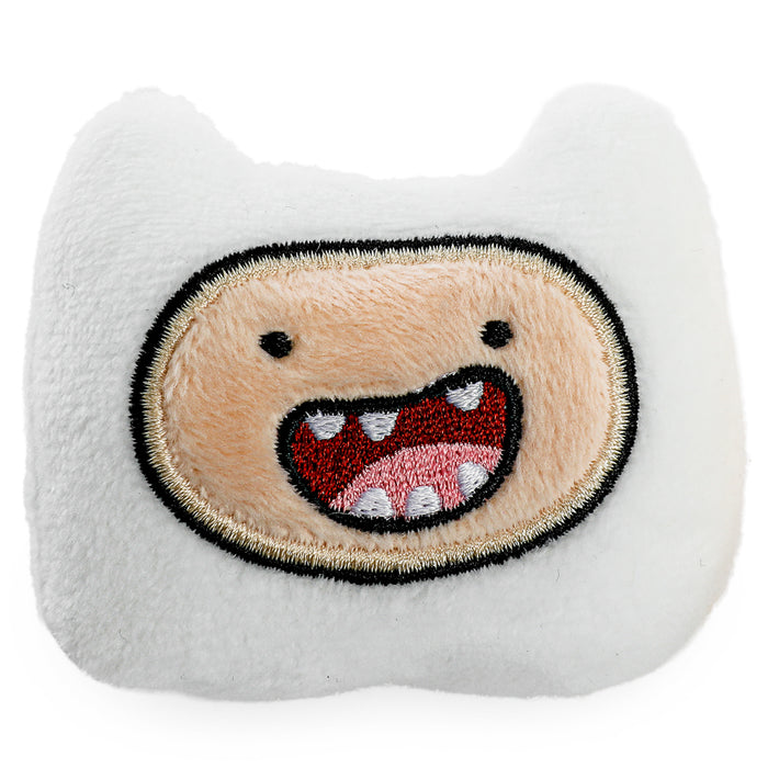 Adventure Time plush pins featuring Jake and Finn from the animated series in a 2-pack, soft and collectible plush pins.