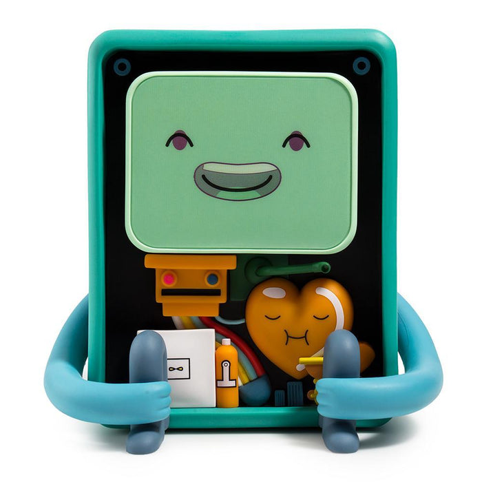 Adventure Time BMO art figure by Kidrobot, vinyl collectible toy featuring BMO character from the animated series.