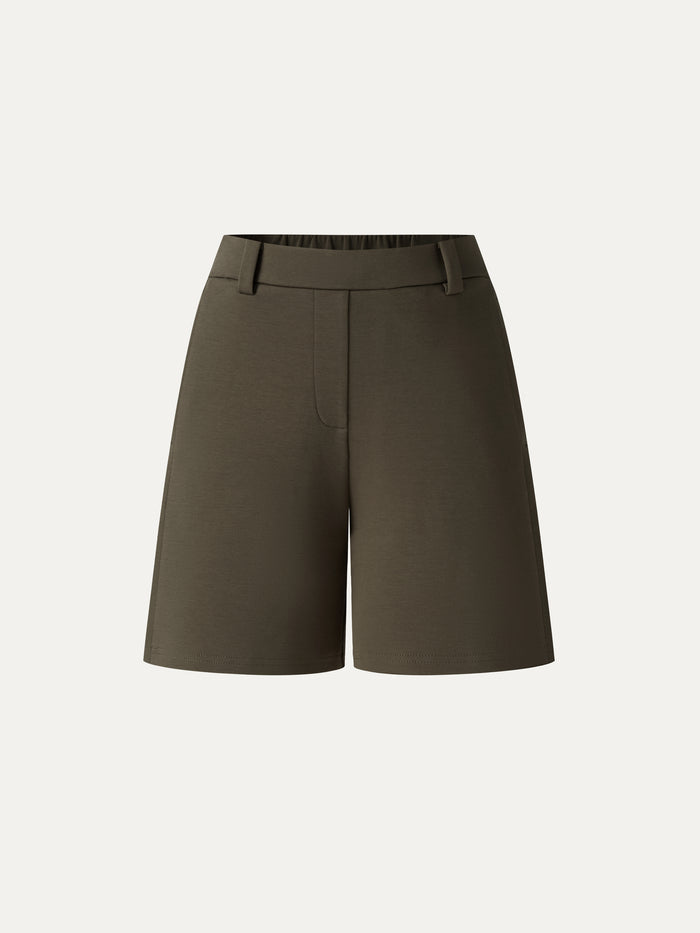 OGLmove Air Cotton Mid-Rise Travel Shorts with Pockets