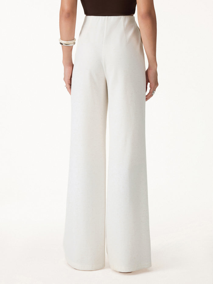 OGLmove Linen-Like Wide Flare Pant with Pockets