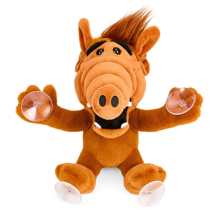 Soft ALF 7.5-inch plush window clinger with suction cups, featuring the classic alien character from Kidrobot.