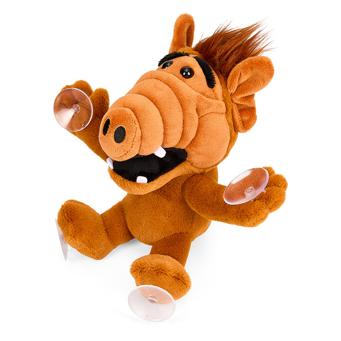 Soft ALF 7.5-inch plush window clinger with suction cups featuring the iconic alien character by Kidrobot.