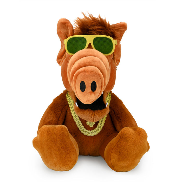 ALF HugMe 16-inch Shake Action Plush by Kidrobot featuring soft plush material and playful shaking action.
