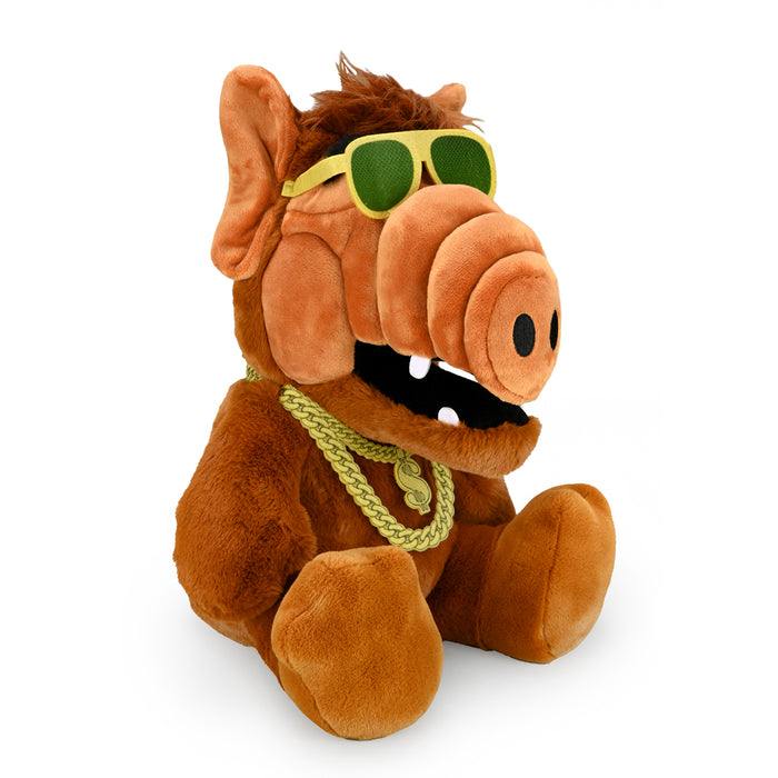 ALF HugMe 16-inch Shake Action Plush toy by Kidrobot, soft plush with movable shake action, featuring ALF character design.