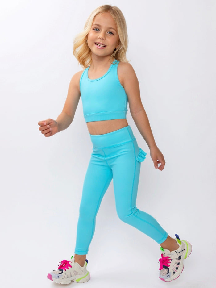 Comfortable girls athleisure leggings for everyday wear