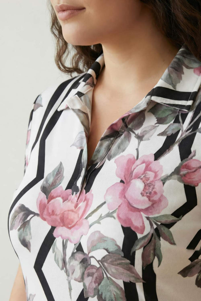 Aquarelle Wildflower Polo Dress