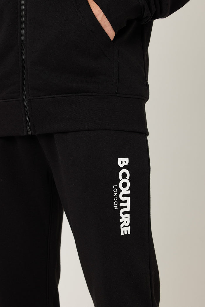 Auckland Fleece Full Zip Tracksuit - Black