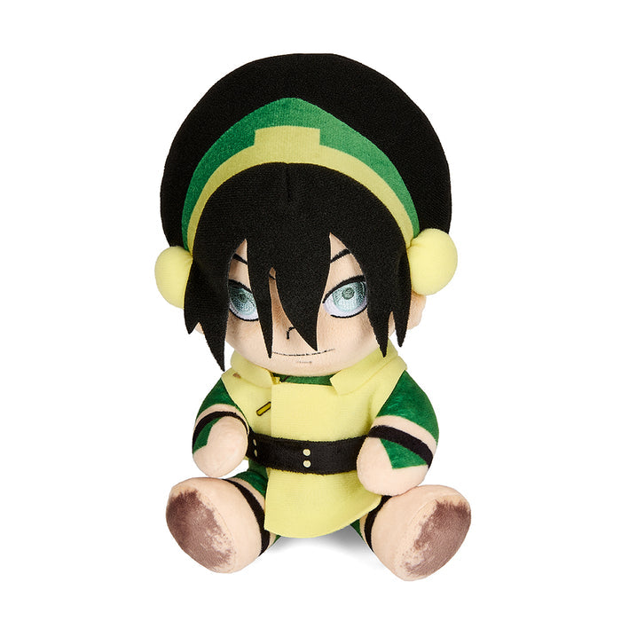 7.5-inch Avatar: The Last Airbender Toph Phunny plush toy showcasing Toph's green outfit and cheerful expression.