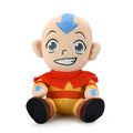 8-inch Aang plush from Avatar: The Last Airbender, soft and cuddly Phunny toy featuring his iconic outfit and cheerful expression.