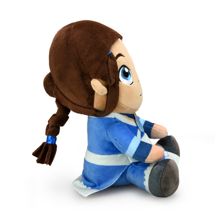 8-inch Avatar: The Last Airbender Katara Phunny plush toy featuring her signature waterbending outfit and cheerful expression.