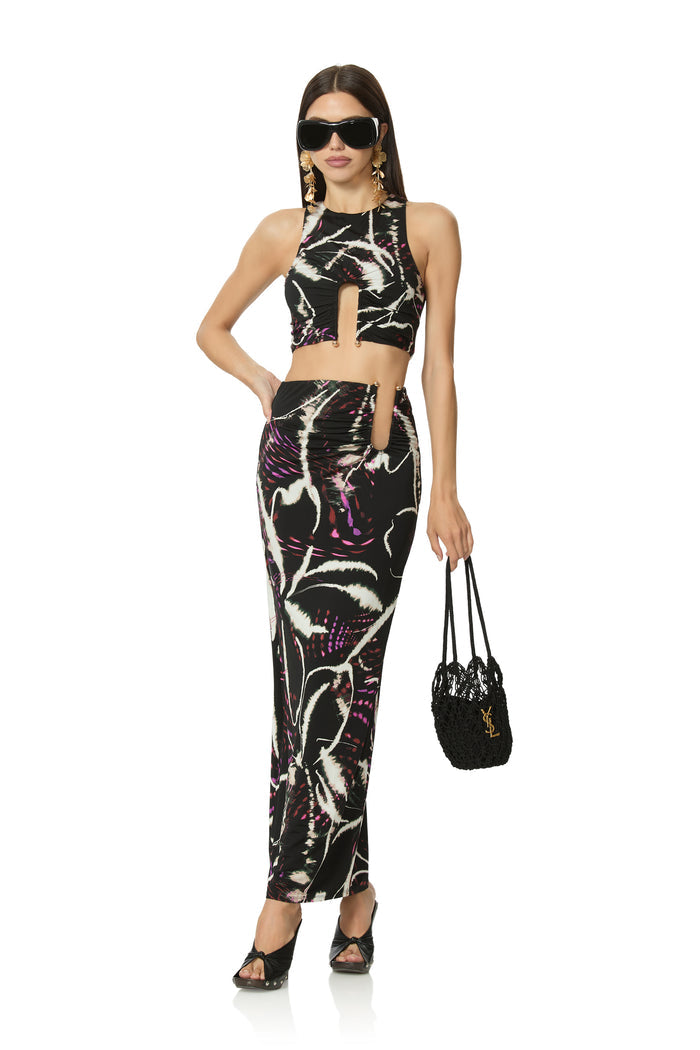 Aven Skirt - Night Daisy