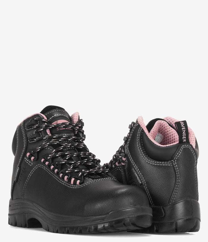 Avenger Breaker 6" Composite Toe Waterproof PR Work Boot - Black