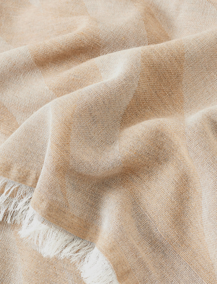 Azalea Wool Cashmere Scarf