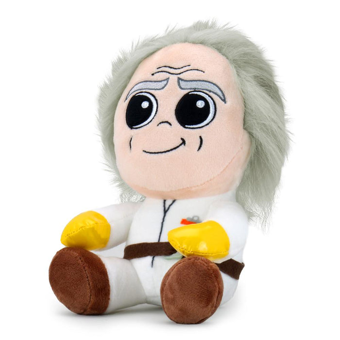 Back to the Future Doc Brown Phunny plush, soft and detailed toy featuring the iconic character from the movie series.