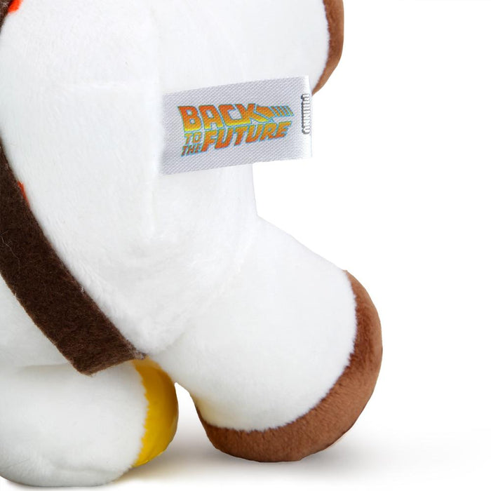 Back to the Future Doc Brown Phunny Plush toy featuring Doc Brown's character with detailed plush fabric and iconic outfit.