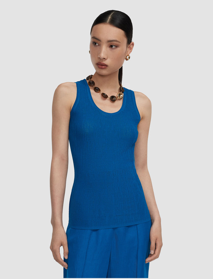 Bayt Crinkle Viscose Vest Top