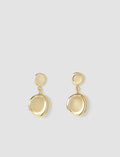 Gold Bean Drop Earrings - Joseph