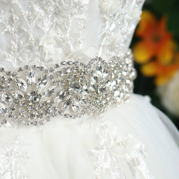 Beautiful Rhinestone Waist Belts for Wedding Dresses - Rosymae