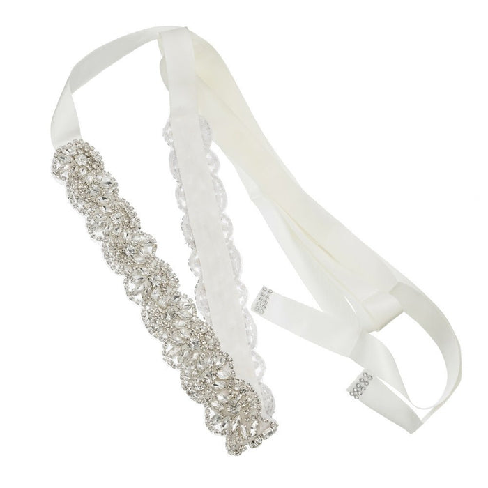 Beautiful Rhinestone Waist Belts for Wedding Dresses - Rosymae