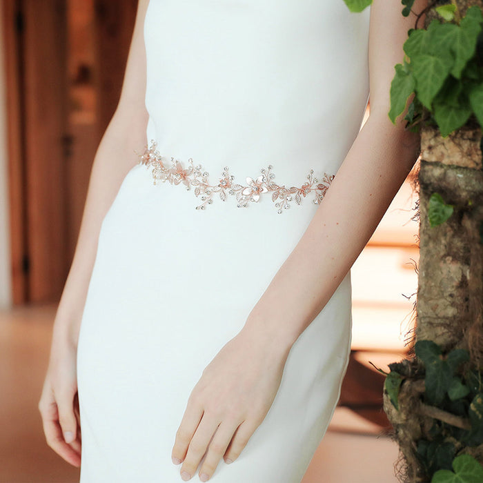 Beautiful Rhinestone Waistband for Brides - Rosymae