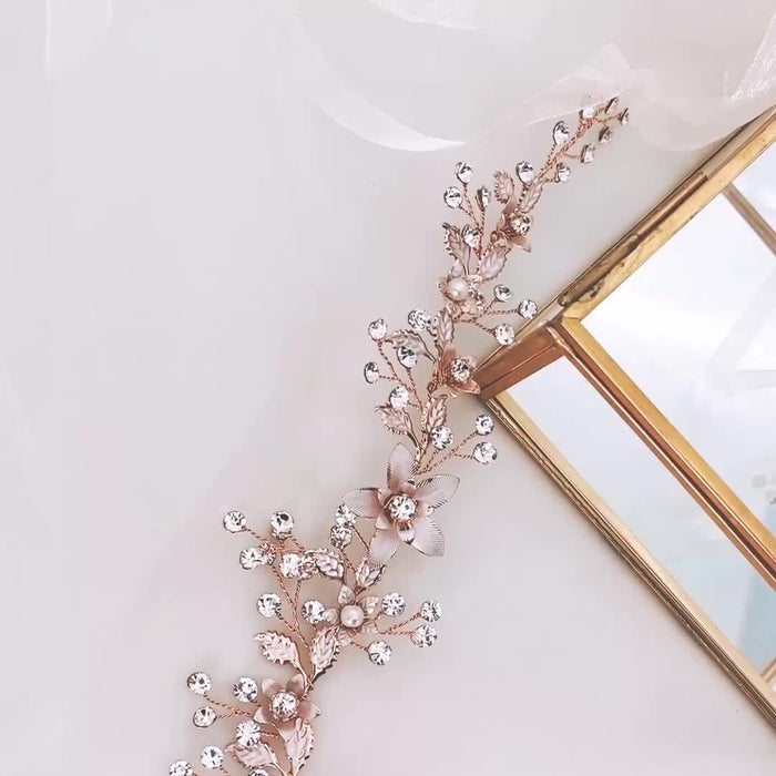 Beautiful Rhinestone Waistband for Brides - Rosymae