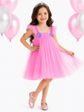 Birthday Bliss Blush Tulle Party Dress Mia Belle Girls