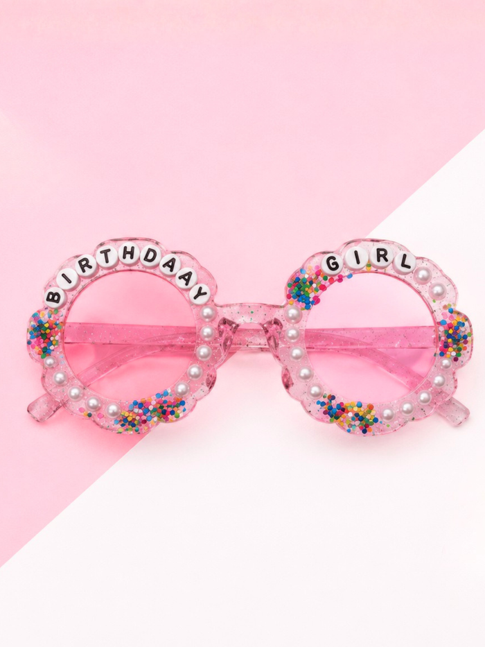Birthday Girl Sparkle Confetti Sunglasses Mia Belle Girls