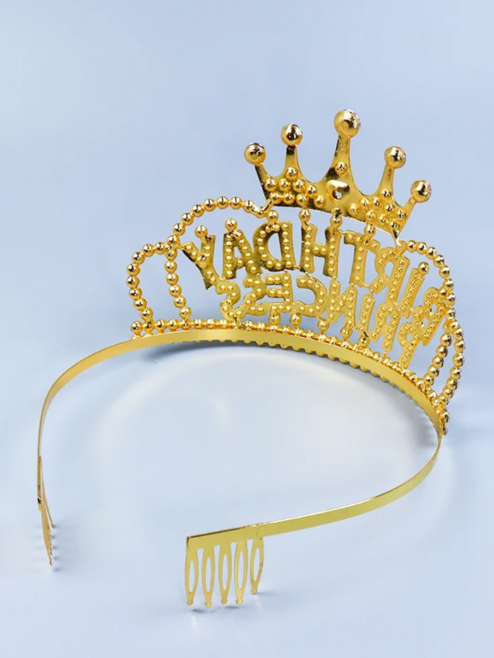 Birthday Princess Rhinestone Crystal Tiara - Sparkling Crown for Special Celebrations Mia Belle Girls