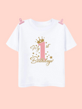 Birthday Royal Celebration Tee – Perfect for Little Ones! Mia Belle Girls