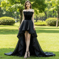 Black High Low Dresses for Women Wedding Guest Party Gowns - Rosymae