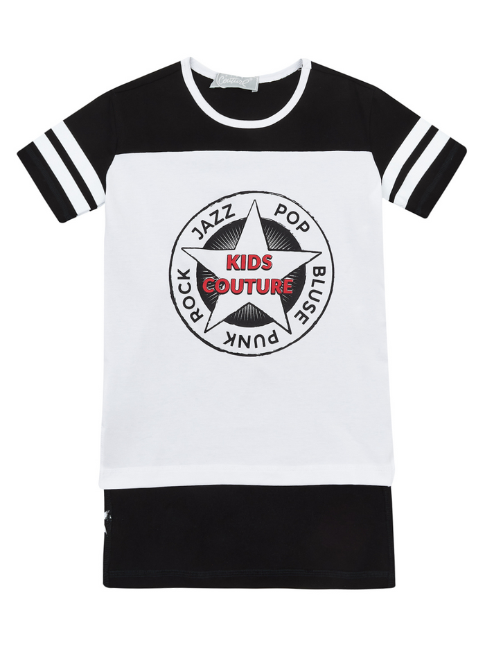 Black Music Genres Set of 2 T-Shirts by Kids Couture Mia Belle Girls