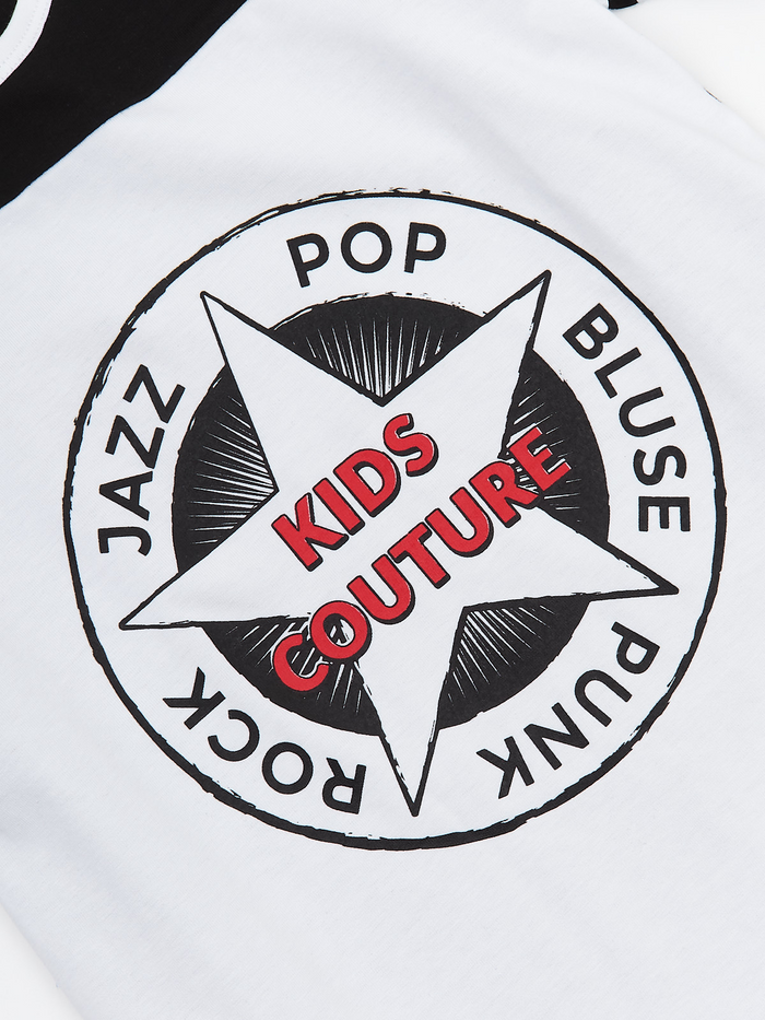 Blue Music Genres Set of 2 T-Shirts by Kids Couture Mia Belle Girls