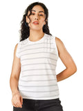 BlueFicus  Casual Sleeveless Striped Women Top Blueficus