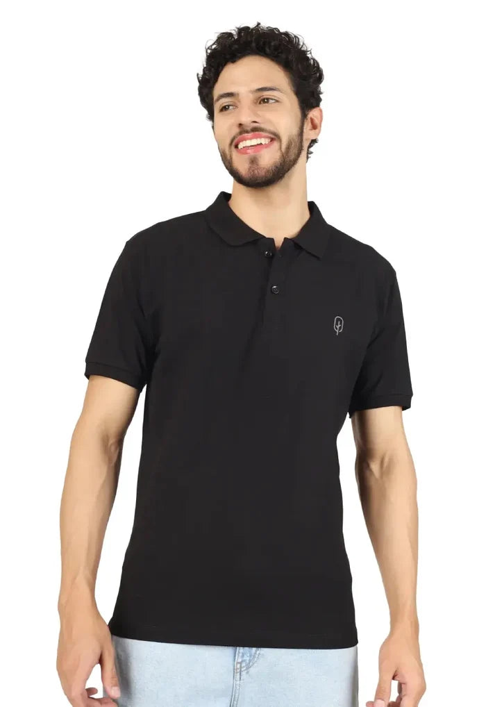 solid polo t-shirt for men
