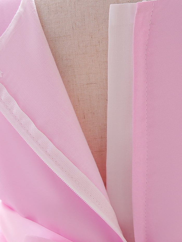 Blushing In Glam Pink Ruffle Tulle Gown Mia Belle Girls