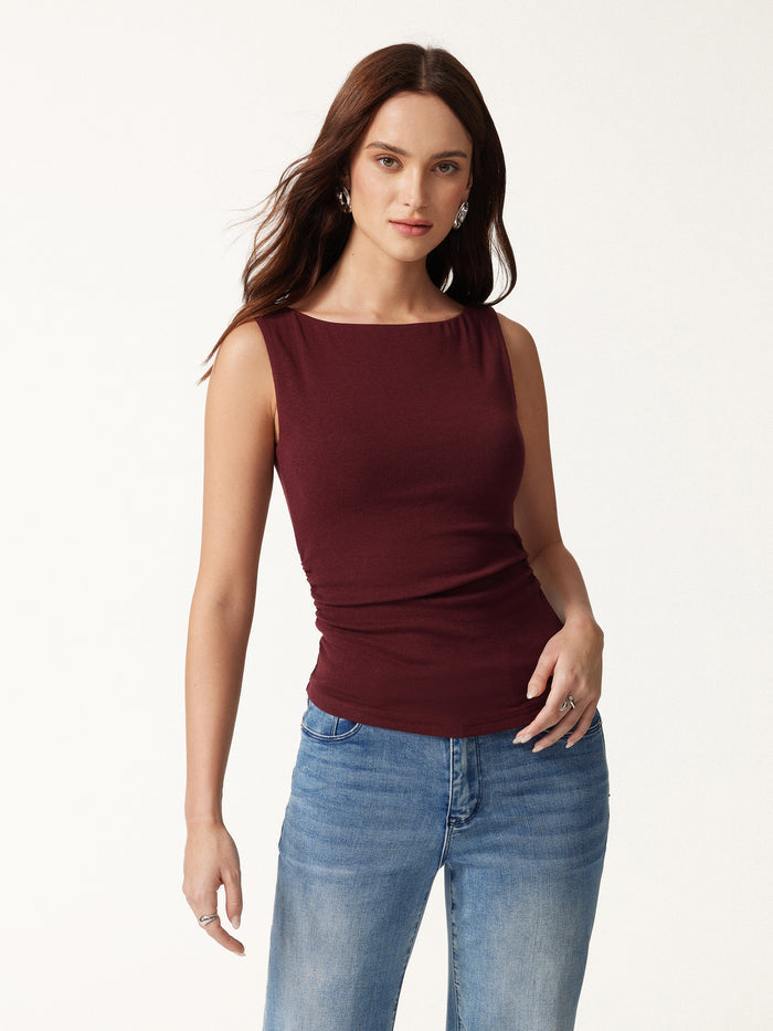 OGLmove Boat Neck Bra Tank Top
