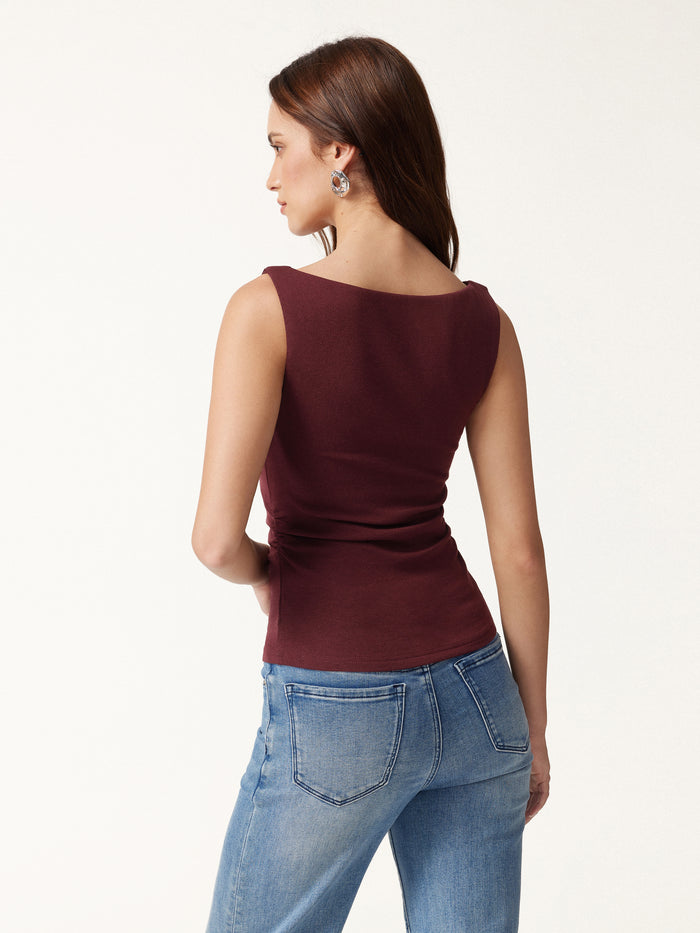 OGLmove Boat Neck Bra Tank Top